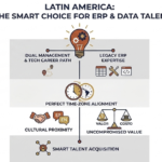 Nearshore talent Latin America team collaborating on an ERP migration project